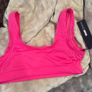 NWT Fashion Nova Hot Pink Bralette medium